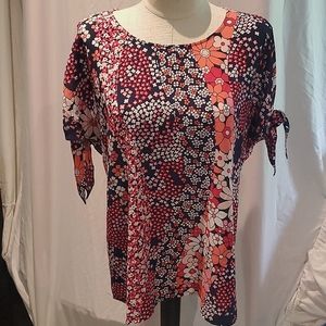 Michael kors tie sleeve top